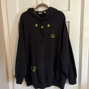 Levi’s XL black hooded sweatshirt good condition